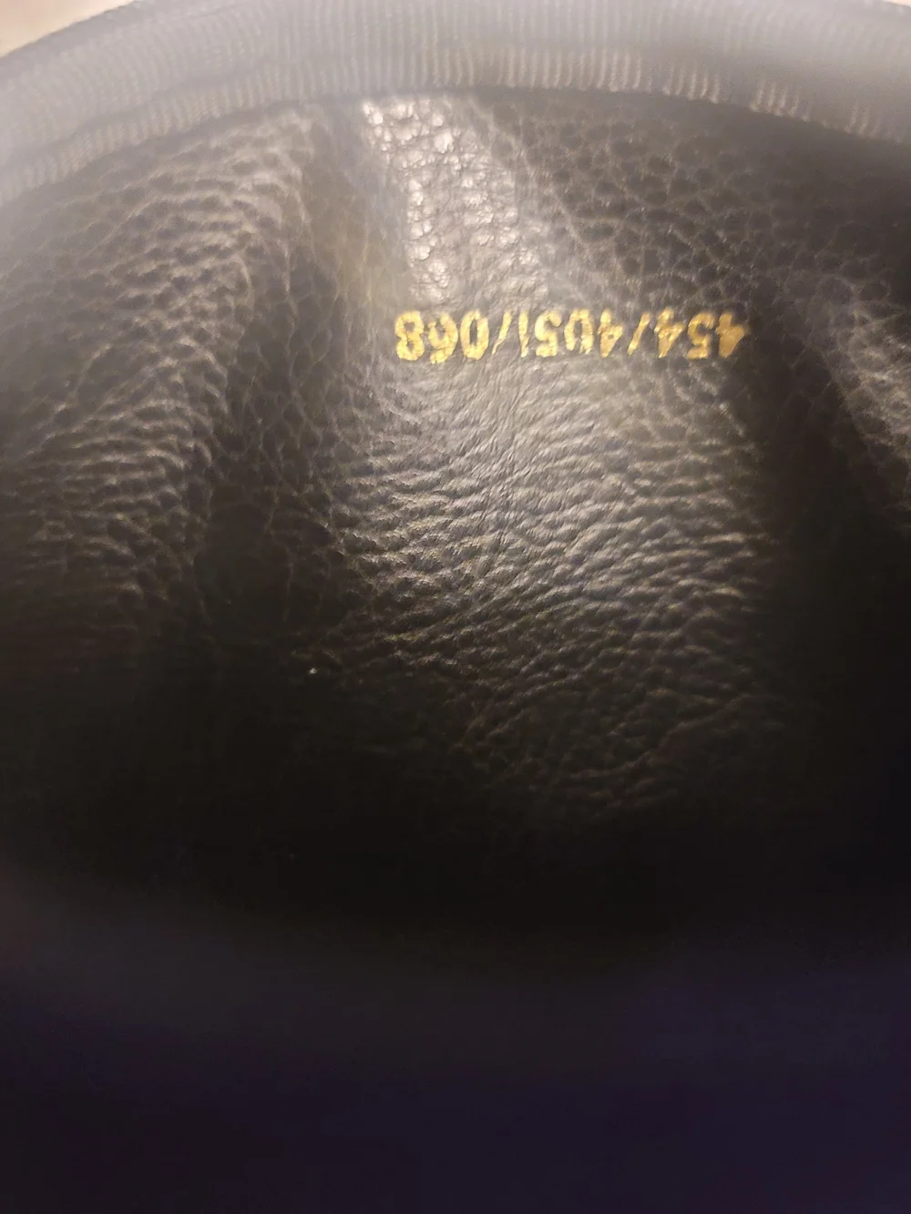 Fendi Vintage Pequin PVC Brown Pouch **Authentic